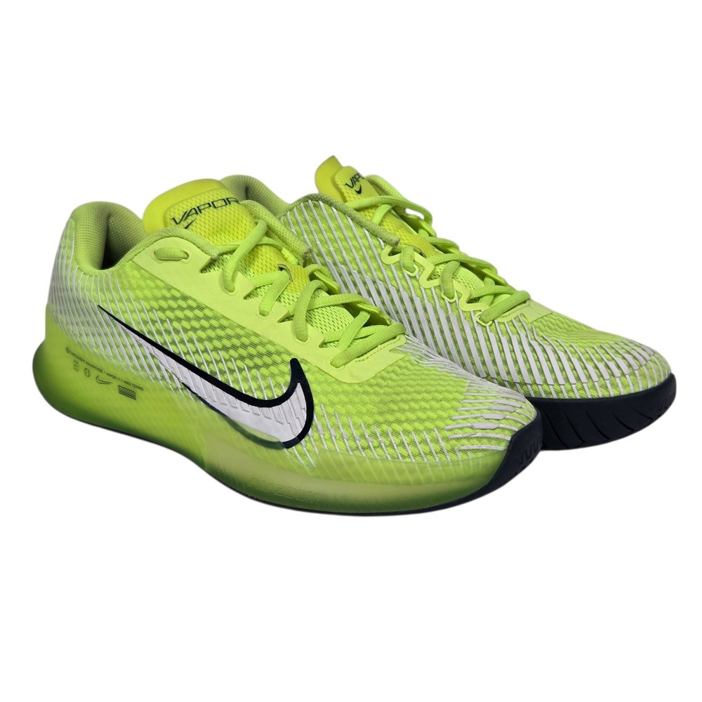 Nike Court Air Zoom Vapor 11 Mens 9 Volt Yellow Tennis Shoes DR6966-700